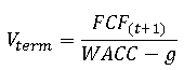 модифицированя формула Гордона для расчета капитала